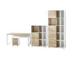 GERMANIA Büro-Set GW-Lioni (Set, 4-tlg) weiß Arbeitszimmer Büro Made in Germany - Möbel Arbeitsmöbel-Sets