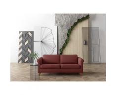 machalke 2,5-Sitzer amadeo, Ledersofa mit geschwungenen Armlehnen, Breite 180 cm grau Einzelsofas Sofas Couches Nachhaltige Möbel