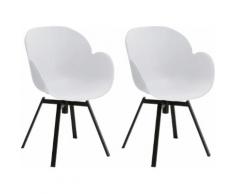 GALLERY M Schalenstuhl Tonio weiß 4-Fuß-Stühle Stühle Sitzbänke