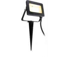 HEITRONIC LED Gartenstrahler Kingston, LED-Board, Warmweiß, Mit Erdspieß und Fernbedienung schwarz LED-Lampen LED-Leuchten Lampen Leuchten sofort lieferbar
