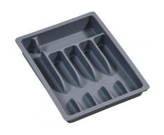 KESPER for kitchen & home Besteckkasten, variabel ausziehbar, Kunststoff grau Besteckkasten Küchen-Ordnungshelfer Küchenhelfer Küche