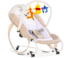 Hauck Babywippe Bungee Deluxe, Pooh Cuddles, bis 9 kg beige Baby Ab Geburt Altersempfehlung
