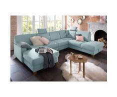 Home affaire Wohnlandschaft Belfort, blau, aqua