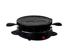 Team Kalorik Raclette TKG RAC 1008 CS, 6 Raclettepfännchen, 800 Watt schwarz Küchenkleingeräte Haushaltsgeräte