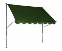 Angerer Freizeitmöbel Klemmmarkise, 250 cm Breite, 150 Ausfall grün Klemmmarkise Markisen Garten Balkon
