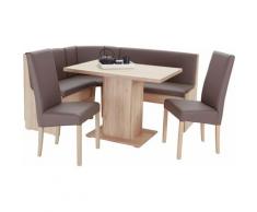 Eckbankgruppe Hamburg, (Set, 4 tlg.) braun Eckbankgruppen Tische Sitzmöbel-Sets