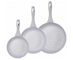 KING Pfannen-Set (Set 3-tlg), grau, dunkelgrau