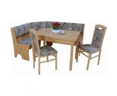 Essgruppe Halle, (Set, 4 tlg.), mit Truheneckbank beige Eckbankgruppen Tische Sitzmöbel-Sets