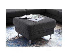 3C Carina Polsterhocker Korfu, passend zur Korfu -Serie, Easy Care-Stoff: Reinigung mit Wasser möglich grau Sessel und Hocker Sofas Couches