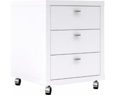 HMW Collection Rollcontainer, pflegeleichte Oberfläche, mit 3 Schubkästen weiß Rollcontainer Büroschränke Büromöbel