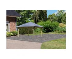 Karibu Pavillon Kirn 1, BxTxH: 431x431x315 cm kdi Pavillons Garten Balkon