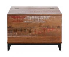 Home affaire Truhentisch Santo Breite 75 cm, braun, braun/bunt gewischt