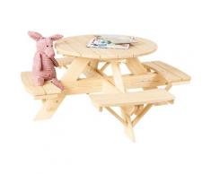 Pinolino Kindersitzgruppe Nicki, Fichte natur, ØxH: 114x50 cm beige Kinder Kinderstühle Kindermöbel