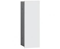 Emco Schrankmodule Asis 2.0 Bürstengarnitur-Modul Unterputz, optiwhite (497 mm) weiß Badaccessoires