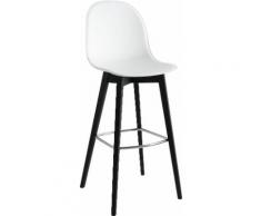 connubia by calligaris 4-Fußstuhl Academy W CB/1673-HS/ - V P15L weiß Barhocker Barmöbel Küchenmöbel Stühle