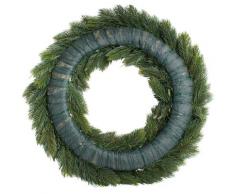 Botanic-Haus Kunstkranz Edel-Adventskranz einseitig grün Kunstkränze Kunstpflanzen Wohnaccessoires