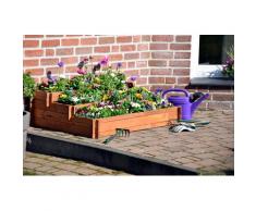 dobar Pflanzentreppe, BxTxH: 110x88x36 cm braun Pflanzgefäße Blumenvasen Wohnaccessoires Pflanzentreppe