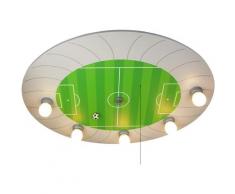 niermann Deckenleuchte Fußball-Stadion, E14, 1 St., Fußball-Stadion grün Deckenleuchten Lampen Leuchten sofort lieferbar