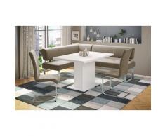 Eckbankgruppe Aran (Set 4-tlg 4-teilig), braun, Neutral, taupe