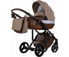 knorr-baby Kombi-Kinderwagen Set Sportime Wood Art braun, braun, Unisex, braun