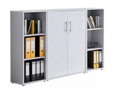 BMG Büro-Set TABOR 2 niedrig, (Set, St.) weiß Büromöbel-Sets Arbeitszimmer Büro