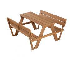 roba Kindersitzgruppe Picknick for 4 Outdoor Deluxe, Teakholz (Set, 1-tlg) braun Kinder Gartenmöbel Outdoor-Spielzeug Sitzmöbel-Sets