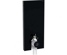 GEBERIT Vorwandelement WC Monolith, (Komplett-Set), Wasseranschluss hinten mittig, für Stand-WC 114cm silberfarben Sanitärtechnik Bad Sanitär