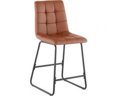 INOSIGN Hochstuhl Fionn, (Set), 2 St., Kunstleder, mit schwarzem Metallgestell, in verschiedenen Farbvarianten enthältlich, Sitzhöhe 65 cm schwarz Esszimmerstühle Stühle Sitzbänke