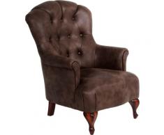 Max Winzer Chesterfield-Sessel Clara beige Sessel Hocker SOFORT LIEFERBARE Möbel