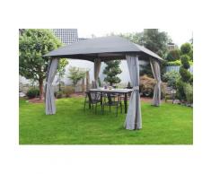 Leco Pavillon Milena, (Set), BxTxH: 330x330x270 cm grau Pavillons Garten Balkon
