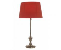 Various,Tischleuchte rot Lampen und Leuchten Arbeitszimmer Büro Landhaus Charme