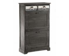 heine home Schuhschrank inklusive Körbe, braun, braun