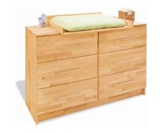 Pinolino Wickelkommode Natura, bis 15 kg, extrabreit; Made in Europe, 140 cm beige Baby Wickelkommoden wickeln