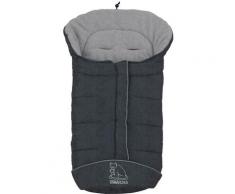 Heitmann Felle Fußsack Eisbärchen - Winter-Fußsack, mit Fleecefutter, Mumienform möglich, warm und weich, waschbar grau Kinder Zubehör für Kinderwagen Buggies