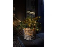 KONSTSMIDE LED-Lichterkette, 80 St.-flammig, LED Globelichterkette, warm weiße Dioden schwarz LED-Lichterkette LED-Lampen LED-Leuchten Lampen Leuchten sofort lieferbar