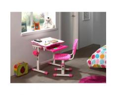 Vipack Kinderschreibtisch Comfortline, (Set, mit Stuhl), ergenomisch höhenverstellbar rosa Kinder Kinderschreibtische Kindermöbel