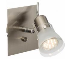 Brilliant Leuchten Lipari LED Wandspot Schalter eisen grau LED-Lampen LED-Leuchten SOFORT LIEFERBARE Lampen Wandleuchten