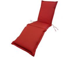 indoba Liegenauflage Premium, extra dick - Rot- IND-70436-AUDC rot Liegenauflagen Gartenmöbel-Auflagen Gartenmöbel Gartendeko