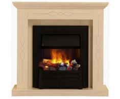 Elektrokamin "WORCESTER" albero marmoriert beige/creme, natur, Neutral, creme/beige marmoriert