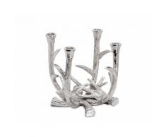 EDZARD Adventskranz Kingston silberfarben Kunstkränze Kunstpflanzen Wohnaccessoires Dekokränze