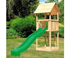 ABUKI Spielturm Rosie, BxTxH: 107x107x291 cm beige Kinder Outdoor-Spielzeug