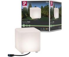 LED Würfel PAULMANN "Outdoor Plug & Shine Lichtobjekt Cube" Lampen weiß Gartenleuchte Gartenleuchten Dekoleuchten IP67 3000K 24V