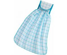 WENKO Topflappen "Karo" (Set 2-tlg), blau, weiß-hellblau