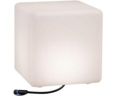LED Würfel PAULMANN "Outdoor Plug & Shine Lichtobjekt Cube" Lampen weiß Gartenleuchte Gartenleuchten Dekoleuchten IP67 3000K 24V