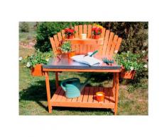 promadino Pflanztisch Helga, BxTxH: 160x69x139 cm braun Pflanztische Gewächshäuser Garten Balkon