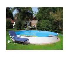 SUMMER FUN Rundpool Komplettset 5-tlg. weiß Swimmingpools Pools Planschbecken Garten Balkon