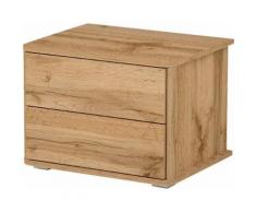 Home affaire Nachtkommode Eskil, beige, eichefarben
