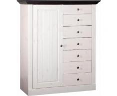 Home affaire Kommode Skanderborg, Breite 104 cm weiß Kombikommoden Kommoden Sideboards