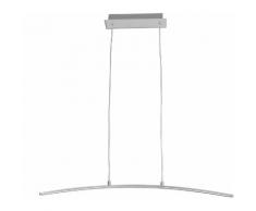 näve LED Pendelleuchte STRAIGHT, silberfarben, aluminiumfarben