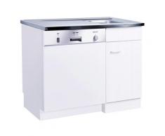 HELD MÖBEL Spülenschrank Elster, Spülzentrum für Unterbau-Geschirrspüler, ohne Front B/H/T: ca. 100/60/85 cm weiß Spülenschränke Küchenschränke Küchenmöbel